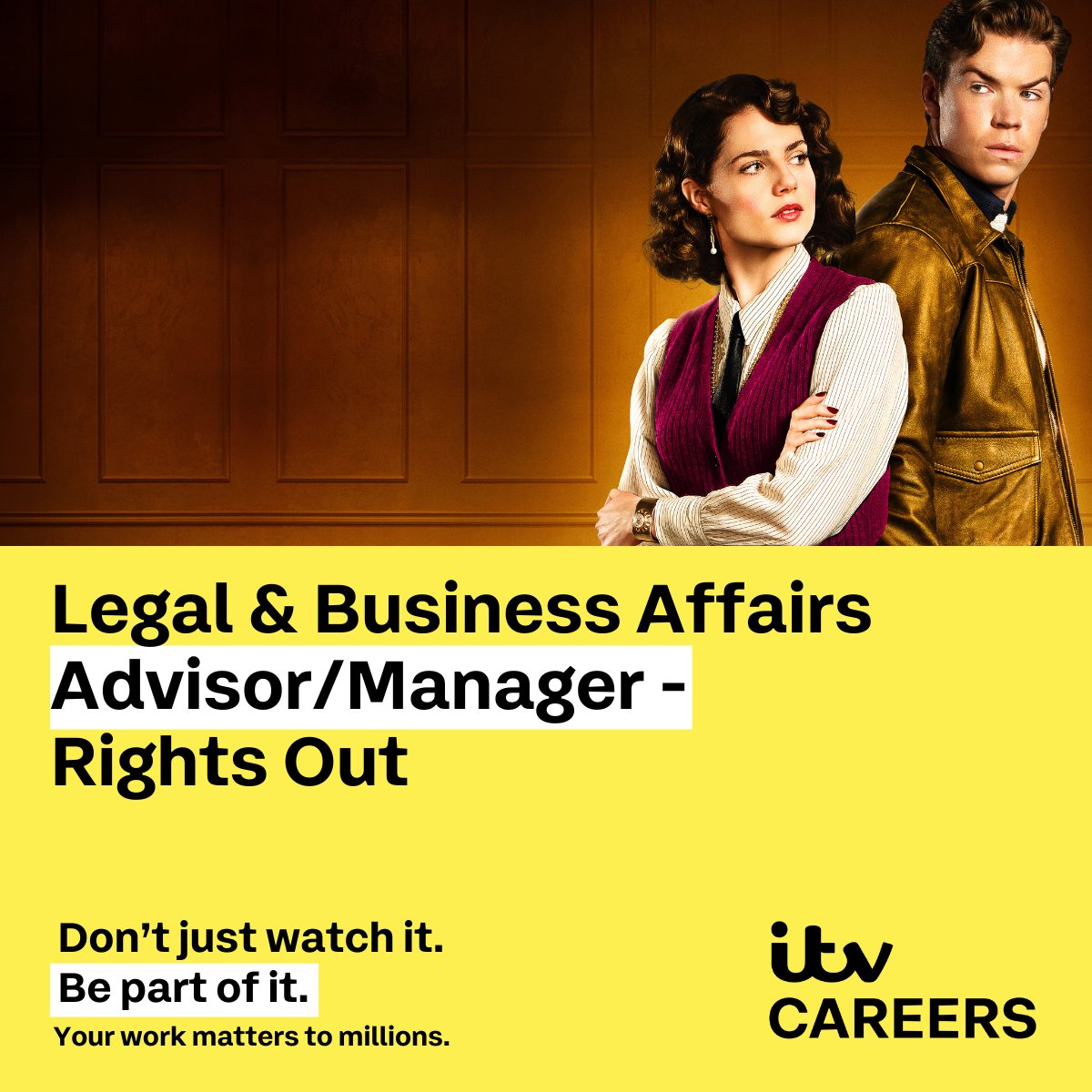 We are currently looking for a Legal & Business Affairs Advisor/Manager - Rights Out. Find out more here: itvjobs.referrals.selectminds.com/jobs/legal-bus… #LegalJobs #RightsOut #ITVCareers