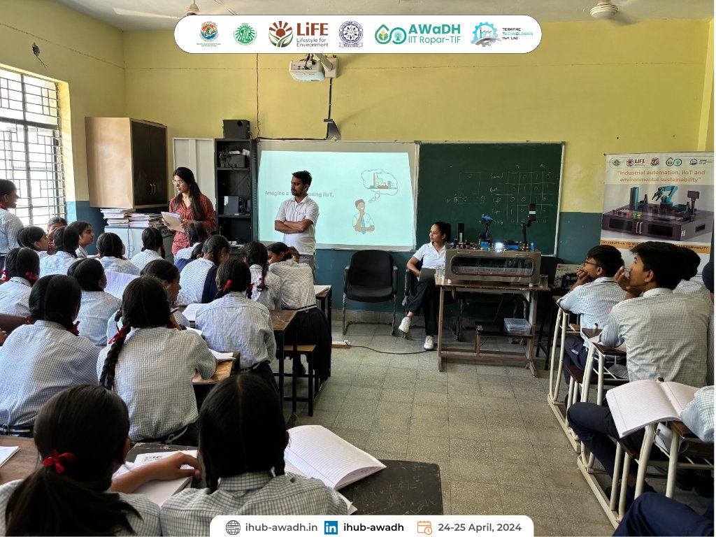 @iitropar  , with @PSCST_GoP  , Government Of Punjab, Ministry of Environment, Forests & Climate Change, Government of India and Terafac Technologies launched the Green Tech Initiative  Environment Education Program at PM SHRI JNV in Rakoli, Mohali