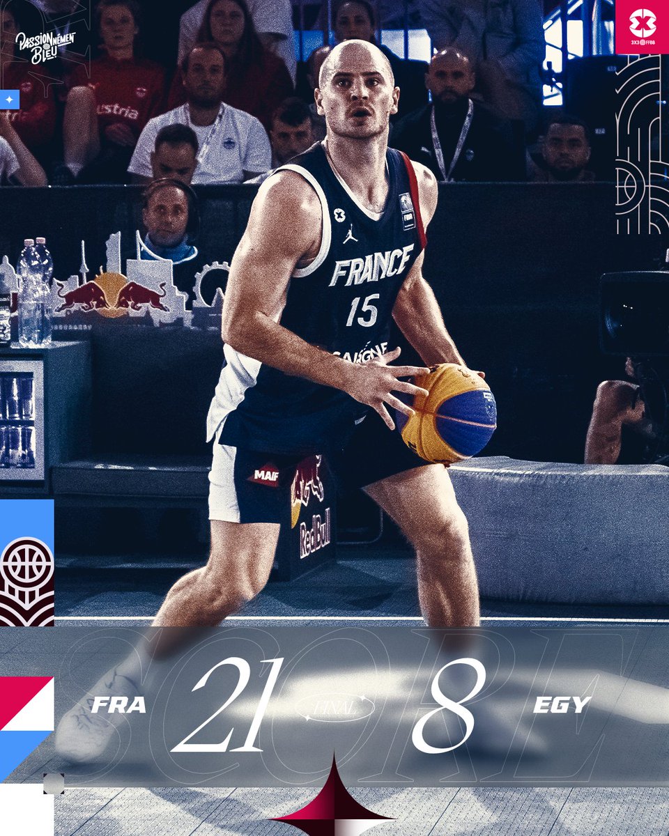 Une démonstration pour commencer 😤

L'Équipe de France s'offre le Champion d'Afrique en ouverture du TQO 👏

#FIBA3x3OQT | @ffbasketball 🇨🇵