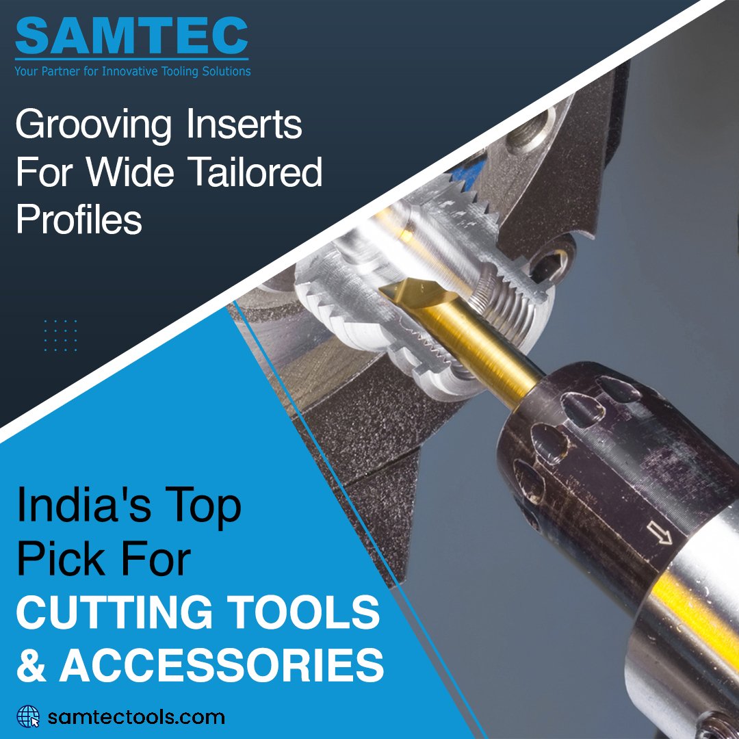 SamtecTool's tweet image. Discover the art of precision with our Grooving Inserts, meticulously crafted for wide, tailored profiles. 🔍✨

🌏 samtectools.com
📲 917507205689

#grooving #groovingtool #turning #Samtec #Samtectools #Online #Pune #India #Maharashtra