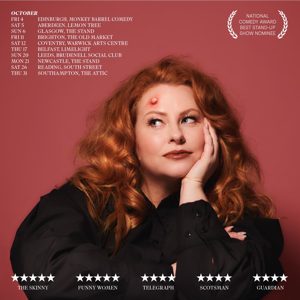 .@ThatGledhill — Triple Edinburgh Comedy Award nominee, National Comedy Award nominee and 1/3 of cult double act The Delightful Sausage is coming to the Lemon Tree with a brand new show about self-confidence, romance and bin bags. Book now! 🎟️ 5 Oct 2024: bit.ly/3wfe5Tw