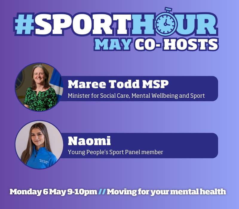 ⏰ #SportHour | Meet the co-hosts

We're delighted to have @MareeToddMSP and @NaomiLucyAnna joining us for Monday's discussion.

Here's a reminder of how to get involved and a preview of the questions: bit.ly/4b5Ftmc