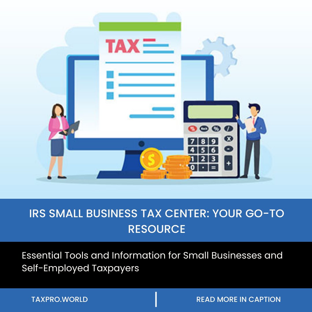 📚 Unlock a wealth of tax information at your fingertips with the IRS Small Business and Self-Employed Tax Center. Whether you're starting, growing, or closing your business, access essential tools and resources to manage your taxes effectively. #SmallBusiness #SelfEmployed