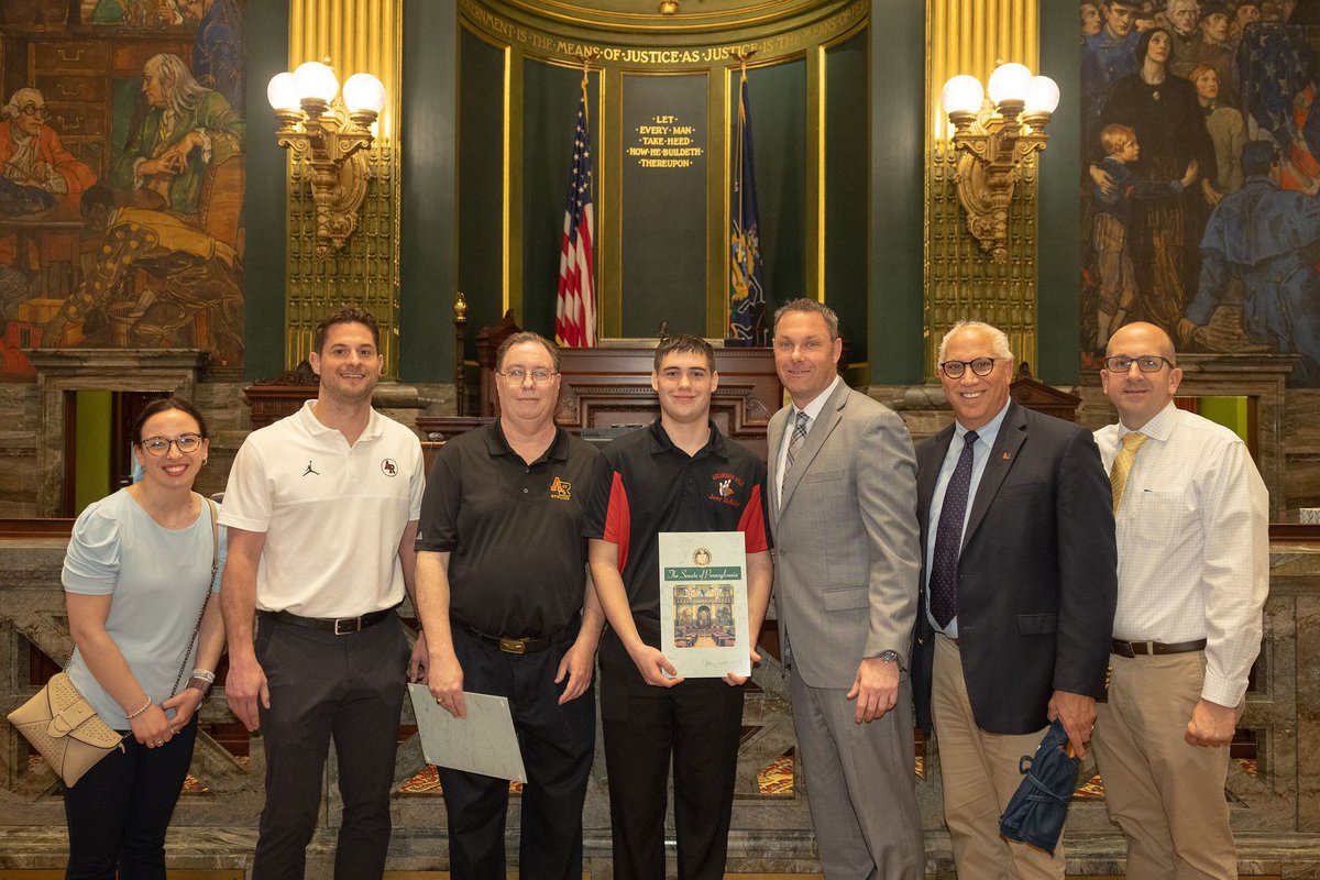 #ICYMI, Archbishop Ryan High School was recognized on the Senate floor earlier this week for tremendous accomplishments from their cheerleading team, securing a PIAA State Championship, and bowler Joey McNally, securing a state title at the PA High School Bowling Championship.