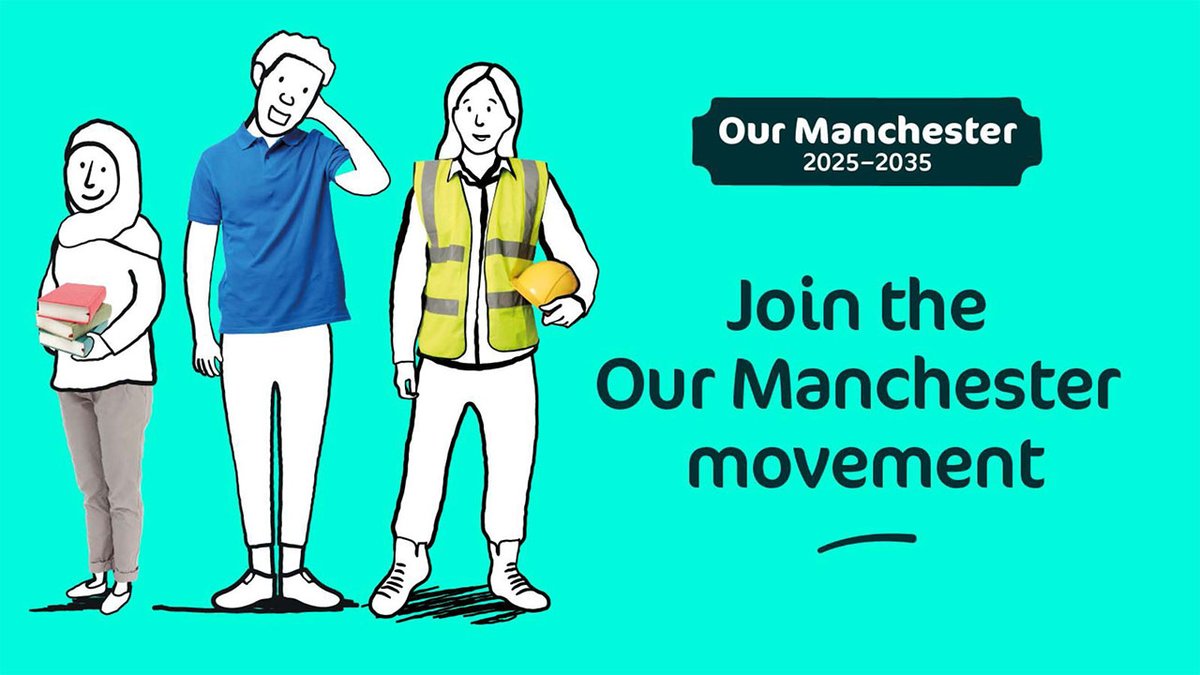 Have you had your say on Manchester's future? If not, then now's your chance to get involved and make your voice heard. Complete the survey here: surveys.manchester.gov.uk/s/ZORJSS/ #ShapeOurManchester