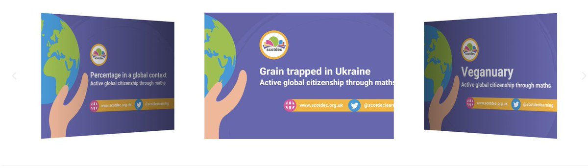 Download these secondary level PowerPoints and try out 3 starter activities for bringing Global Citizenship into the maths classroom! ✅ Percentage in a Global Context ✅ Grain trapped in Ukraine ✅ Going Vegan bit.ly/stride-mathswe…