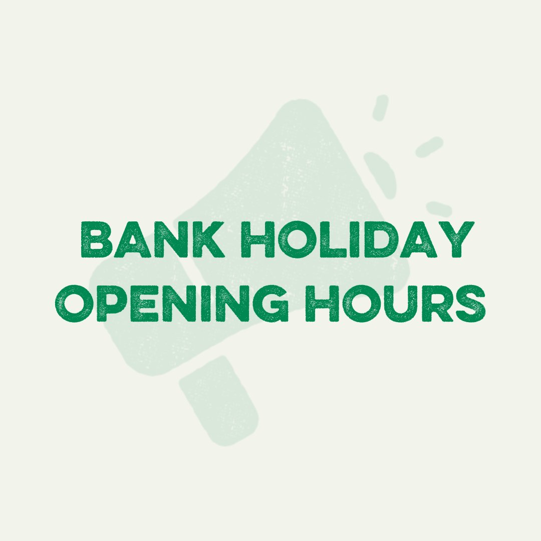 NorfolkMid's tweet photo. Our Bank Holiday opening times for Monday 6 May...
Dereham - open 1pm-3pm
Swaffham and Fakenham - closed. https://t.co/RXsxph3AQ8