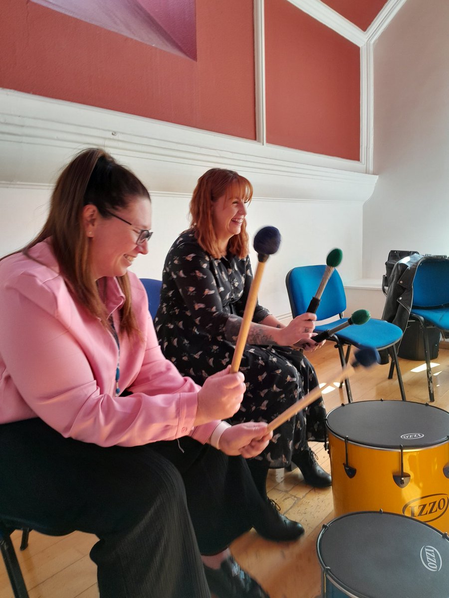 Fabulous <a href="/LWinSalford/">LWinSalford</a> wellbeing taster session with Dennis from <a href="/reachoutstes/">Reach Out ; Start to End Suicide</a> <a href="/STARTinspminds/">START</a> this week; team LOVED it and can now imagine which service users will benefit from this group support