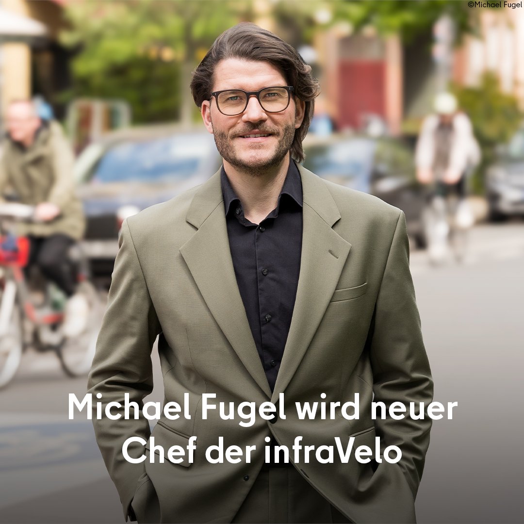 Herzlichen Glückwunsch: Michael Fugel wird zum 1.9.2024 Geschäftsführer der @GBinfravelo. Die infraVelo unterstützt Berlin dabei, die Radinfrastruktur auszubauen. Michael Fugel ist Verkehrsingenieur und ausgewiesener Mobilitäts- & Logistikexperte. Mehr:👉 berlin.de/sen/uvk/presse…