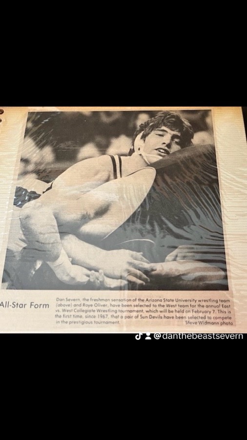 Here is a flashback Friday photo. While at ASU, I won three Pac-10 championships, was a two-time All-American and compiled a record of 127-11-1 between 1977-1980. The 127 wins stood as a Sun Devils' school mark for eight years, and is still fifth on the list. Beast Out!