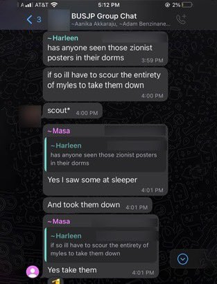 Israeli Channel 12 got screenshots of Boston University Students for Justice in Palestine’s groupchat in October 7th. The little bastards were hoping Hamas reached Tel Aviv.