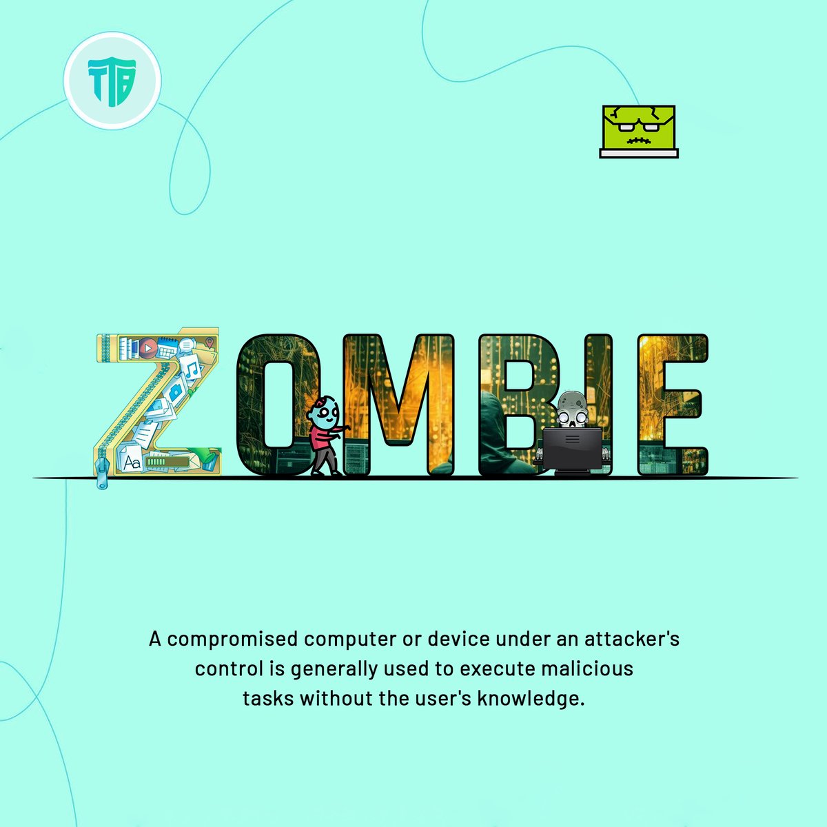 Today we discuss about 'Zombie'

A compromised computer or device under the control of an attacker, typically used to perform malicious tasks without the user's knowledge.

#zombie  #phishing #ZombieComputers #BotnetAttack #OnlineSecurity #SpamBot #Phishing #CyberAttack #ttb