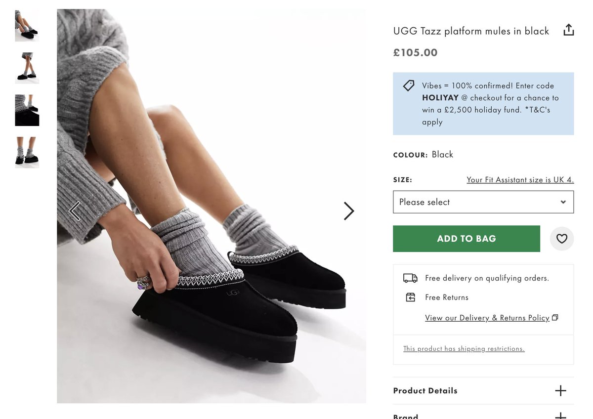 #ad Fresh UGGs at ASOS 👏 Go get them before they SELL OUT! Tazz Braid Cream > c.thesolesupplier.co.uk/Z7Gaw Tazz Sand > c.thesolesupplier.co.uk/RHV37 Tazz Black > c.thesolesupplier.co.uk/9UrtB