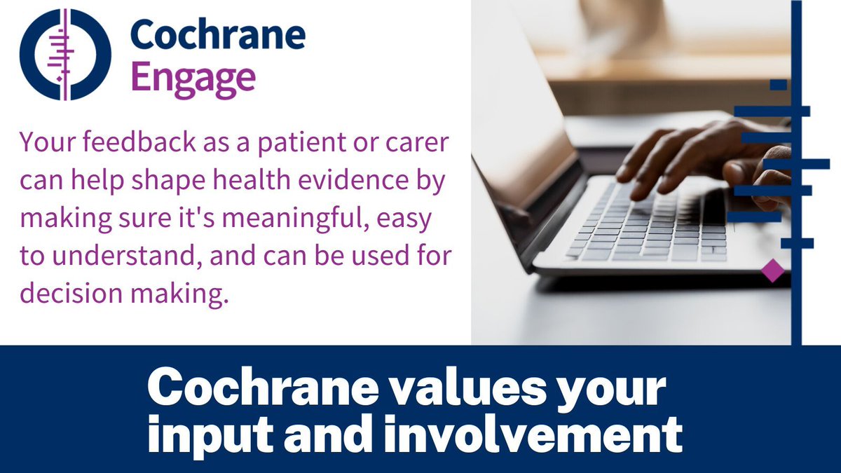 Have you had a #Stroke? Have you navigated going back to work following it? 📚 🔍 We are planning out how to look at the evidence around this topic and would like your feedback! 🙋 #Volunteer on #CochraneEngage buff.ly/3UFe8Bg #lifeafterstroke @CochraneConsumr
