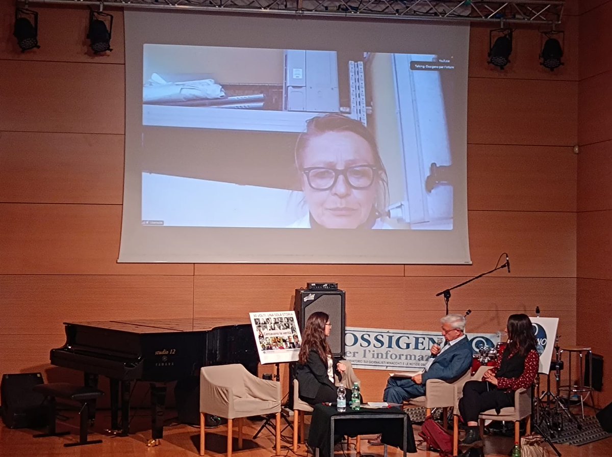 Milenka Ota: “Ancora non abbiamo verità e giustizia per l’uccisione di mio marito Alessandro Ota, devo sottolineare che le istituzioni non ci sono, non sono accanto alle persone quando queste ne hanno più bisogno”. #WorldPressFreedomDay2024