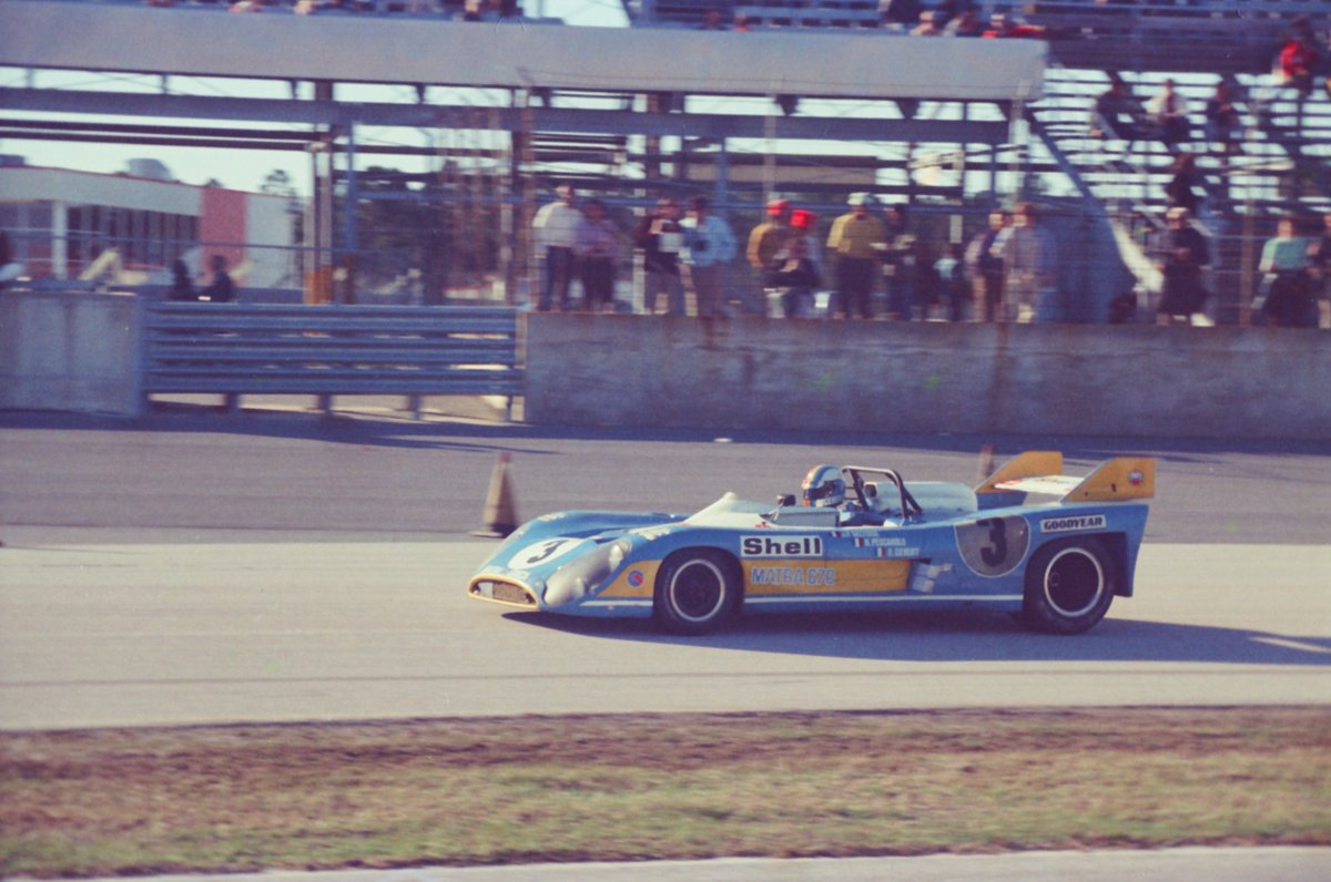 Well, I've decided to have a 'French Friday' and a 'French Fill Up Friday'! for our French friends. So, let's go back 51 years, to Daytona and check in on the Matra Team. We have Cevert, Beltoise and Pescarolo too. Happy Friday! Tim