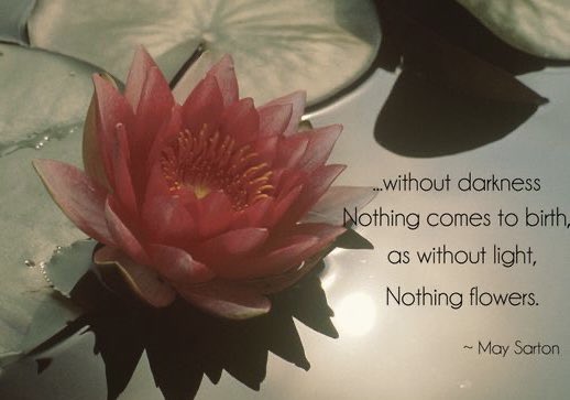 “Without darkness, nothing comes to birth, As without light, nothing flowers.”
–May Sarton, #BTD in 1912

#MaySarton #poetry #WritingCommunity #fridaymorning