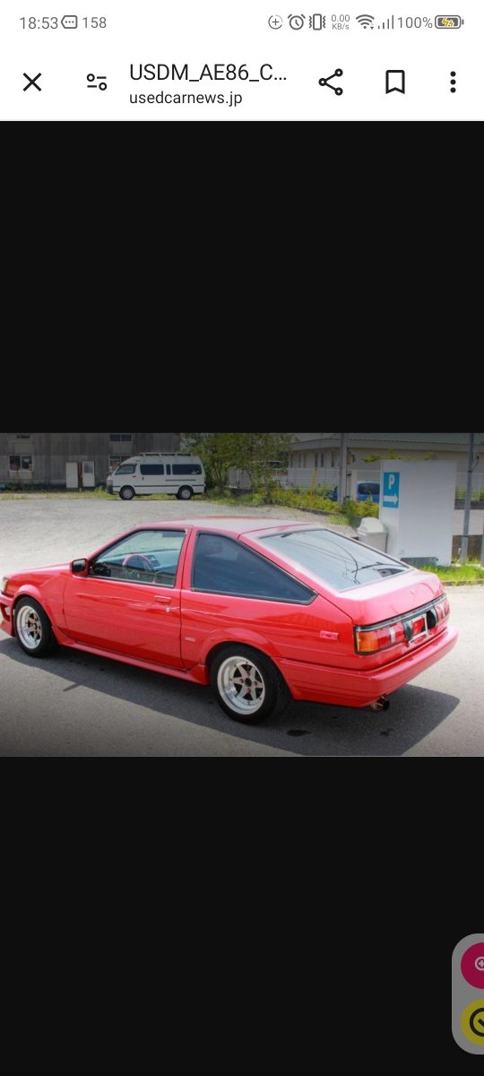 #このキャラ知ってる人だけで100rt目指。言わずと知れたAE86の海外モデル。カローラGTS、レビン、トレノの左ハン仕様でそれらとは、バンパー等が異なります。