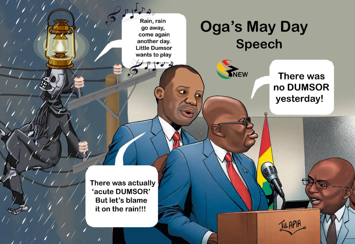 No Dumsor yesterday: Opana's Workers Day speech!