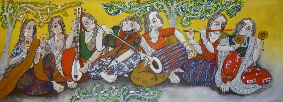 Unwind and groove to the rhythm of the weekend! Let the music set the vibe for your weekend adventures.

Orchestra by Jayshree Malimath mojarto.com

#weekendvibes #music #weekendfun

@Indianartideas @TheArtNewspaper @ndtvindia
