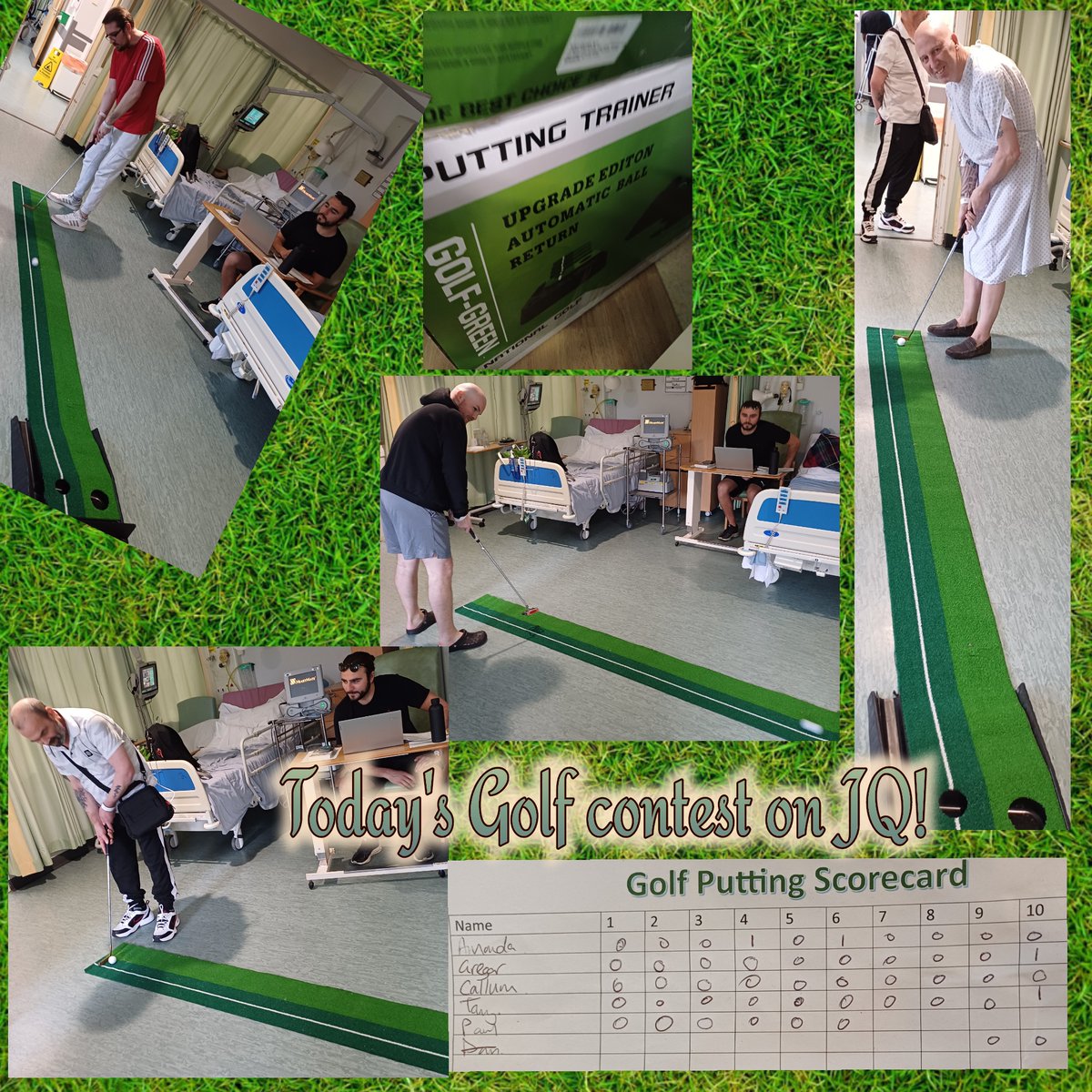 Motivated morning on JQ as we had a Transplant Tee off, No special treatment for patients though, as it was a competition after all! There was only one queen of clubs on this occasion as you can see from the scorecard😆#compete #Golf @Michaela0895 @vikki_warman @MFT_PatientExp