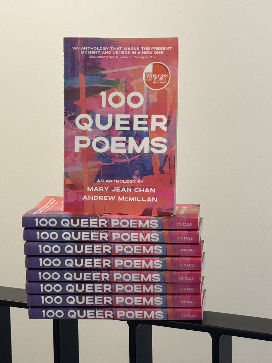 paperback 100QP is out 30th May! Over last 2 years 100QP has been on Heartstopper, in Vogue & has taken these 100 poets from over 45 different presses into the hands of new readers around the 🌏 excited for it to continue to be a part of the thriving conversation of queer poetry