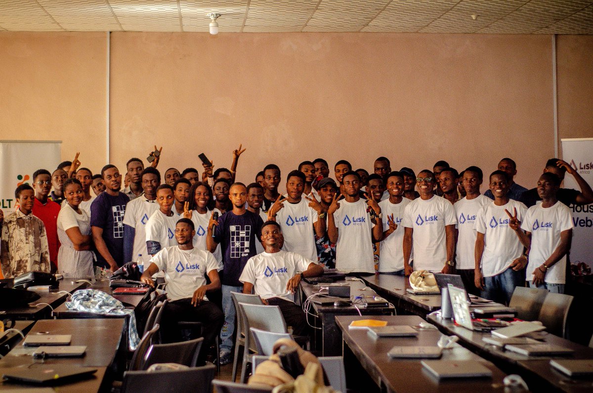 Exciting Recap of #LiskAfrica's April Events & Activities! 🧵 1/n: Kicking off April, #LiskAfrica hosted a series of in-person workshops across #Nigeria, #Kenya, and #SouthAfrica, bringing together local developers passionate about blockchain technology and the @LiskHQ ecosystem