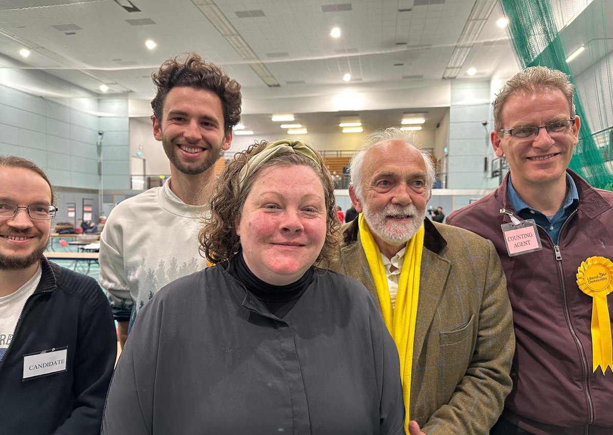Congratulations to our newest Cllr Tammy Palmer! A real driven campaign, we know you're already being a fantastic representative for Duryard & St James' communities. LAB 619 (-4.1%) GRN 270 (+1.2%) CON 184 (-0.2%) LDM 891 (+3.1%) Lib Dem GAIN from Labour (% changes with 2023)