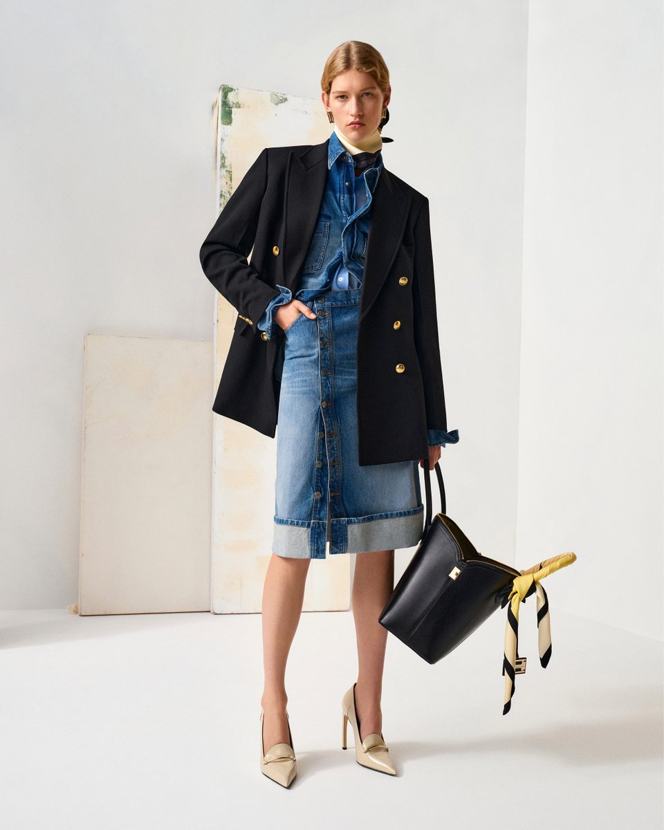 Introducing Victoria Beckham Pre Autumn Winter 2024, a contemporary collection rooted in elegance and ease, with a preppy, feminine feel. Discover new denim >> victoriabeckham.visitlink.me/3qbRe3 #VBPAW24