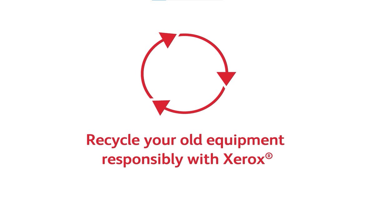 Hemos sido pioneros en la práctica de la remanufacturación, la reutilización y el reciclaje de equipos de oficina, ofreciendo varias opciones para deshacerse de sus productos Xerox de forma responsable. Ponga de su parte y descubra cómo puede empezar:
xerox.bz/4a2Al0D