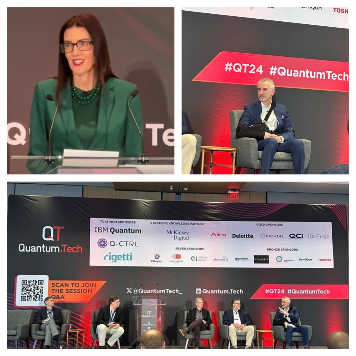 Alexis Bonnell, the CIO and Director of #AFRL's Digital Capabilities Directorate, kicked off at the Quantum.Tech USA conference earlier this month as its keynote speaker alongside renowned panelist Dr. Michael Hayduk, the Deputy Director at our Information Directorate!