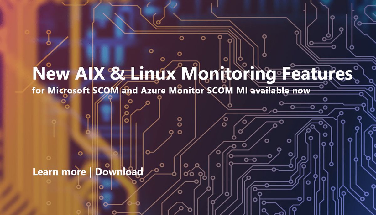 🚀 Exciting news! NiCE announces new releases of #Linux and #AIX Management Packs for #Microsoft #SCOM and #Azure #Monitor #SCOM MI. Packed with enhancements, elevate your #monitoring now! buff.ly/4bpkKtf #ITMonitoring