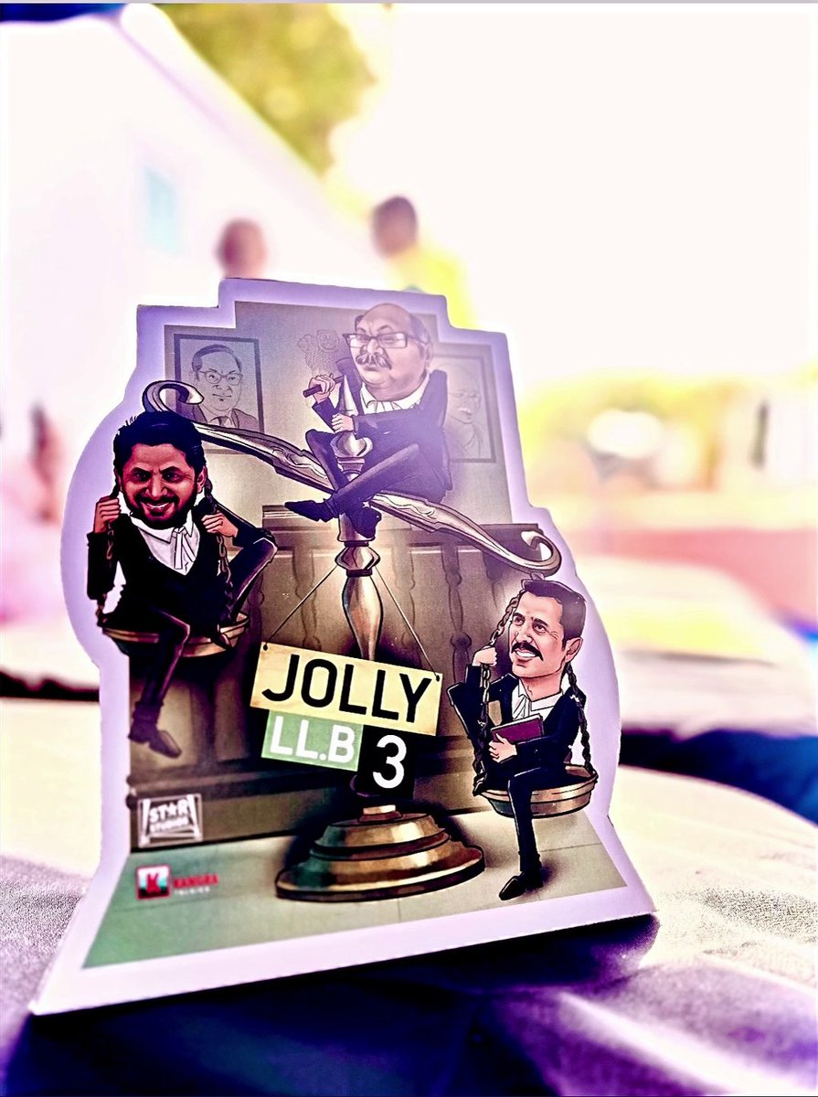 #JollyLLB3 caricature ft. Jolly Good Fellows #AkshayKumar𓃵 @ArshadWarsi @saurabhshukla_s