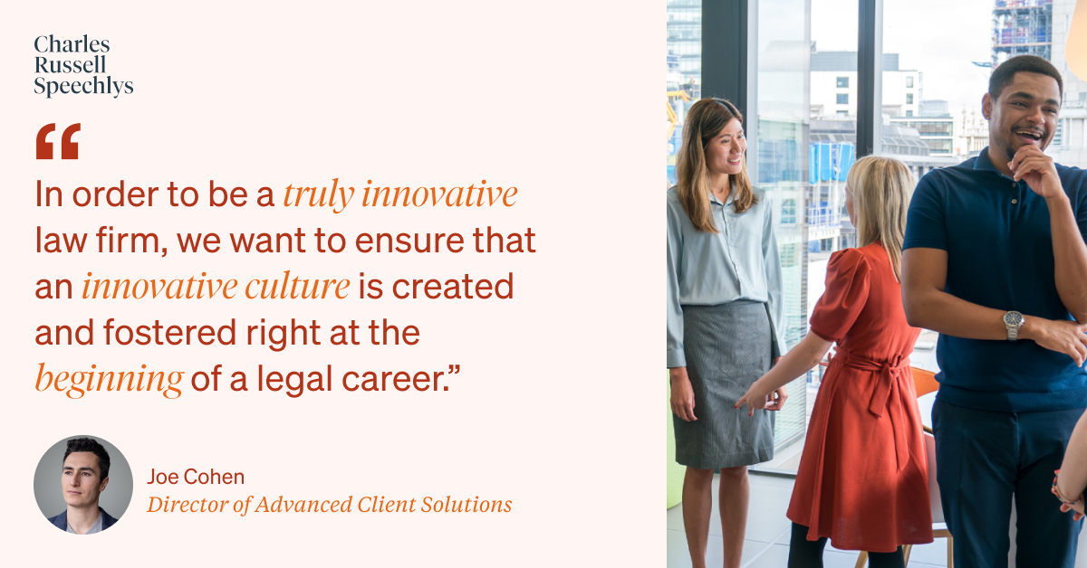 .@TheLawyermag covers our 'Russell Up' scheme, a new innovation initiative being delivered by our trainee solicitors. Read more here: crs.law/iXjI50Rvw8K #TheLawyer #RussellUp #TraineeSolicitors #Innovation #InnovationProjects #TrainingContracts #legalcareer