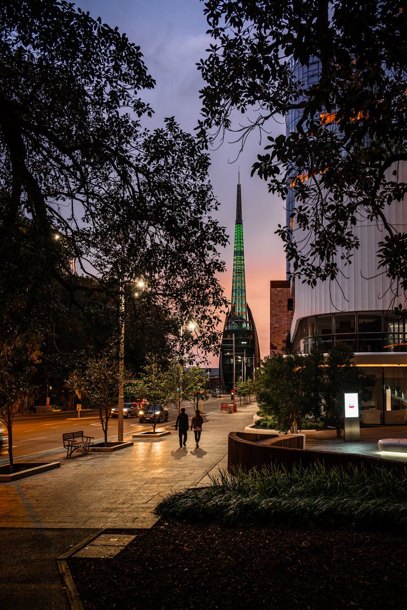 As the day fades into night, the Bell Tower remains a steadfast symbol of Perth’s enduring charm and elegance.

#Perth #WesternAustralia #Australia #seeaustralia #visitperth #travelwithme #sunsetvibes #nikoncreators #nikonzf