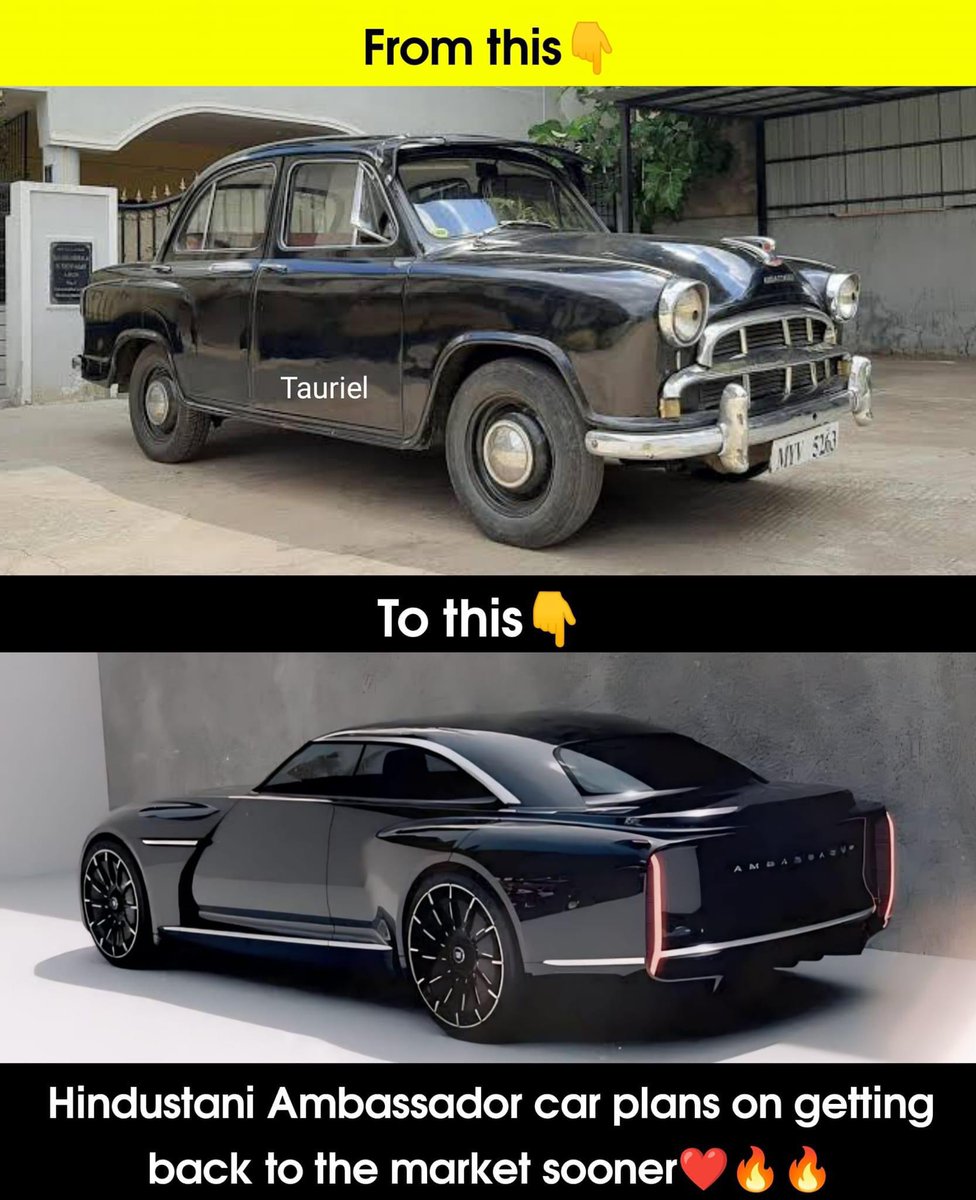 Breaking news for Ambassador Car lovers - If true, this could be a game changer. Recalling my first driving experiences in an Ambassador car. Nostalgia overload!!