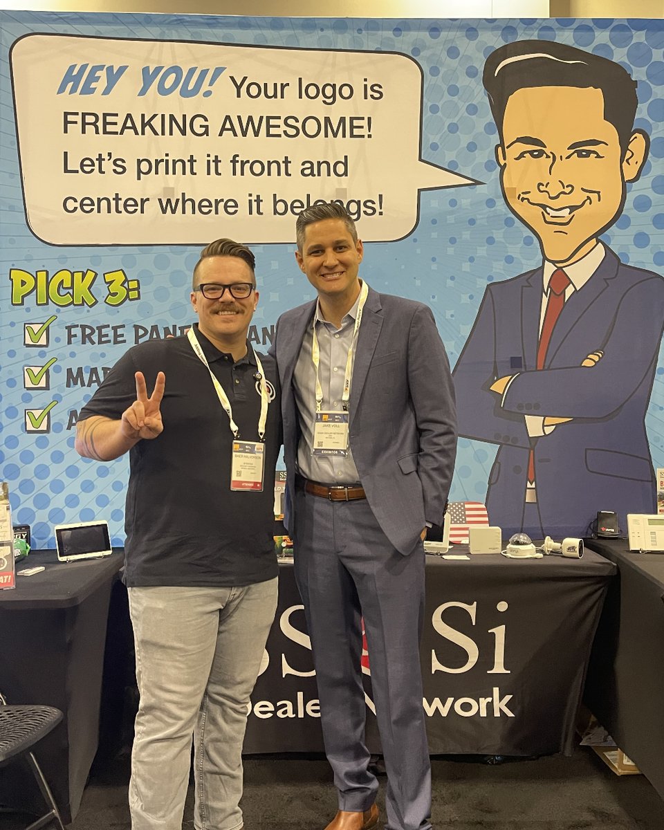 There isn't a distributor out there that can go toe-to-toe 🥊💥with this guy in the security ring.
Jake Voll. We caught up with him at @isc_events #ISCwest a few weeks ago and made sure to show his booth some love!