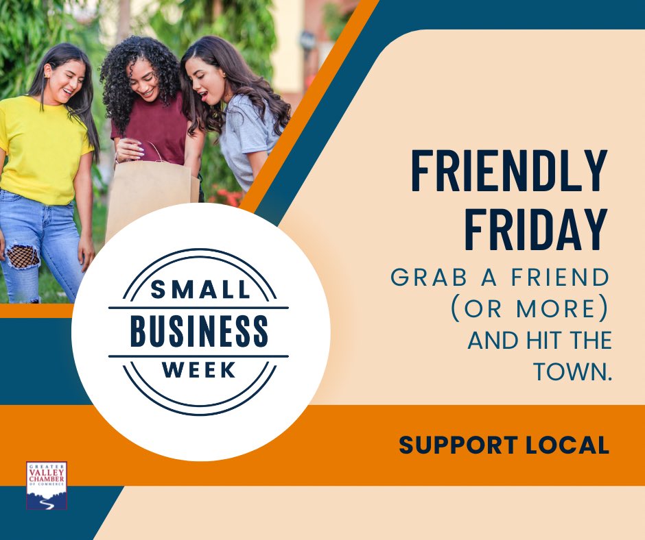 Let's spread the love and celebrate the small but mighty gems in our community! 

Friendly Friday! Grab a friend (or more) and hit the town! 

#SmallBusinessWeek #SupportLocal  #ValleyCT #chamberofcommerce #ansoniact #beaconfallsct #derbyct #oxfordct #seymourct #sheltonct