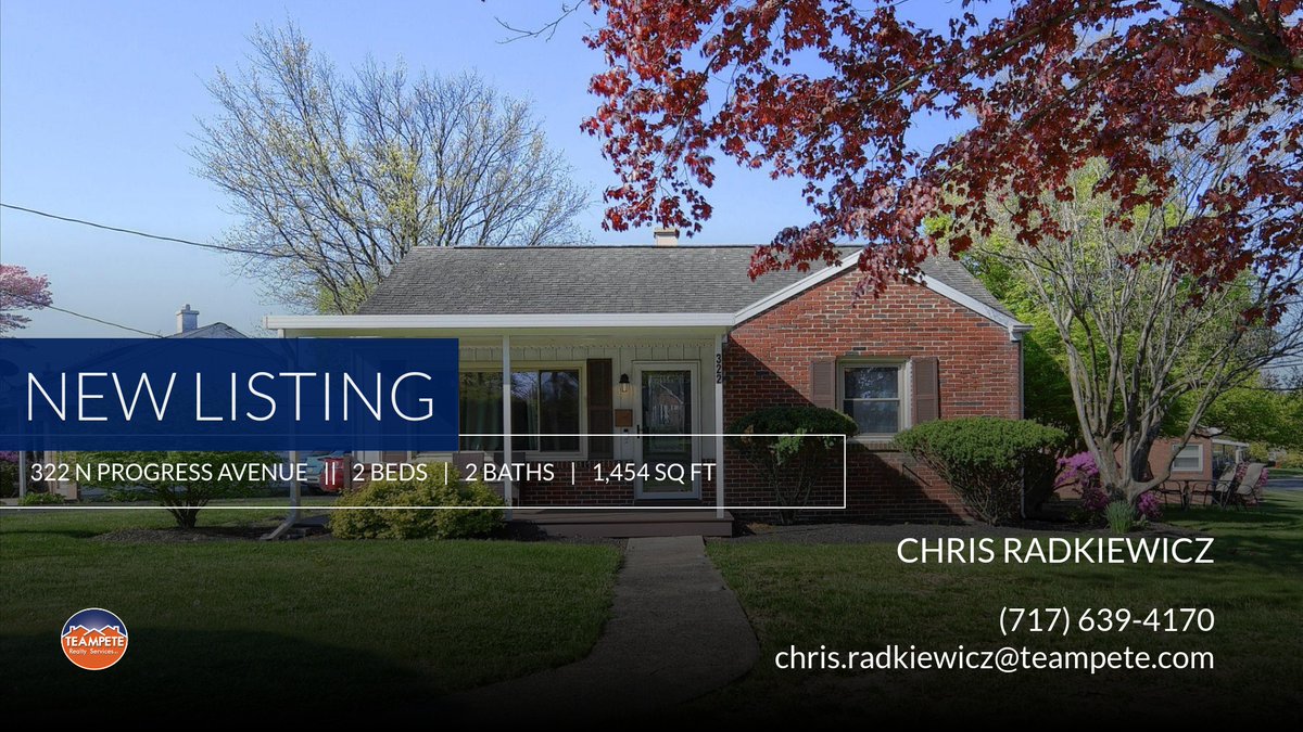 📍 New Listing 📍 Take a look at this fantastic new property that just hit the market located at 322 N Progress Avenue in Harrisburg. Reach out here or at 7176977383 for more information

TeamPete Realty Services
717-697-7383 Camp ... homeforsale.at/322_N_PROGRESS…