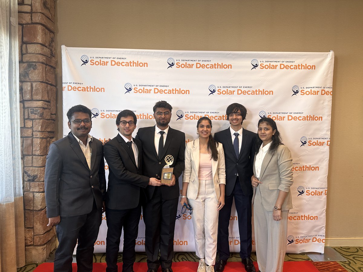 Team SHUNYA of IIT Bombay, representing India, has secured first place in the Multifamily Housing Division at the US Solar Decathlon Design Challenge 2024 for Project Samsara.