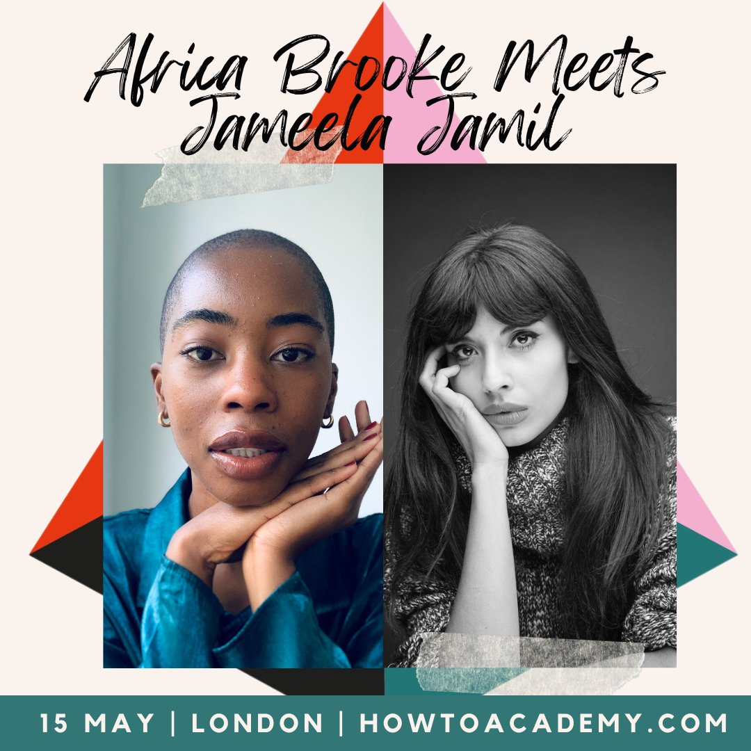 The acclaimed coach and podcaster @africabrooke101 joins actor @jameelajamil to show us how to break free from self-sabotage and build authentic relationships in our deeply divided world. Wed, 15 May | 7:30pm | London Tickets at howtoacademy.com/events/jameela…