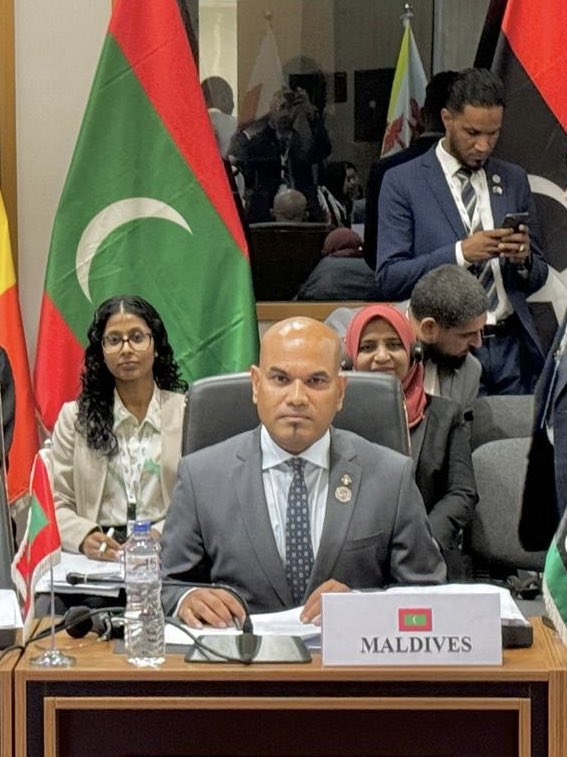 Secretary Ahmed Shiaan delivered remarks at the Council of Foreign Ministers Meeting ahead of the #OICBanjulSummit. He expressed concern over the limited global pressure on Israel to adhere to int. law and #ICJ rulings, & called for an immediate ceasefire for safe aid delivery.
