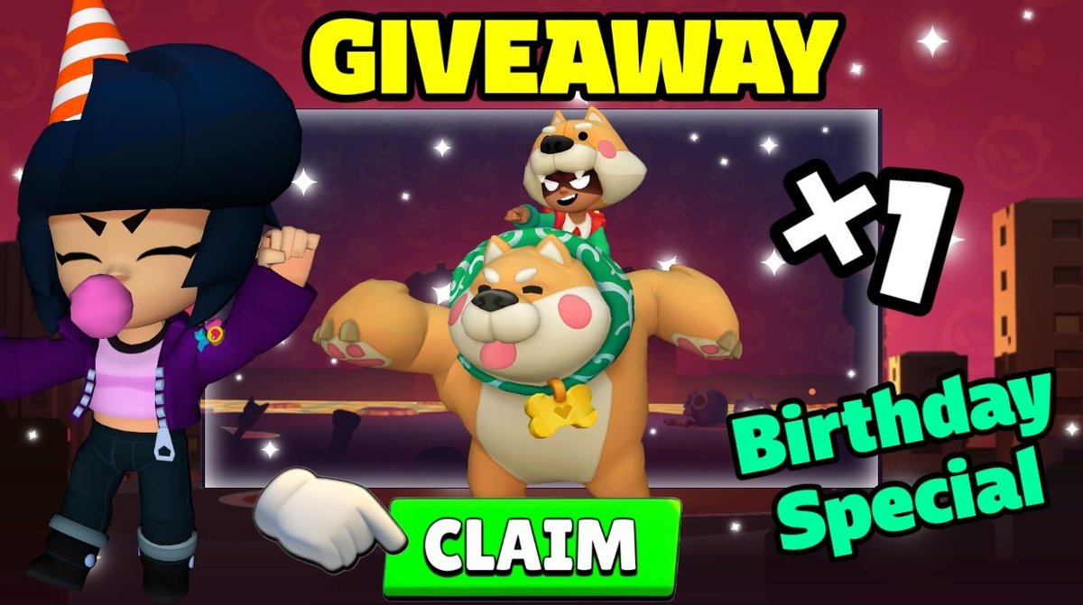 It's my birthday!

And I am doing a special giveaway!
1× Shiba Nita

TO PARTICIPATE 👇
👉 Like 💙
👉 Follow ✔️
👉 Retweet 🔁
👉 Comment Anything

Winner will be announced soon!
#BrawlStars #GiftedBySupercell