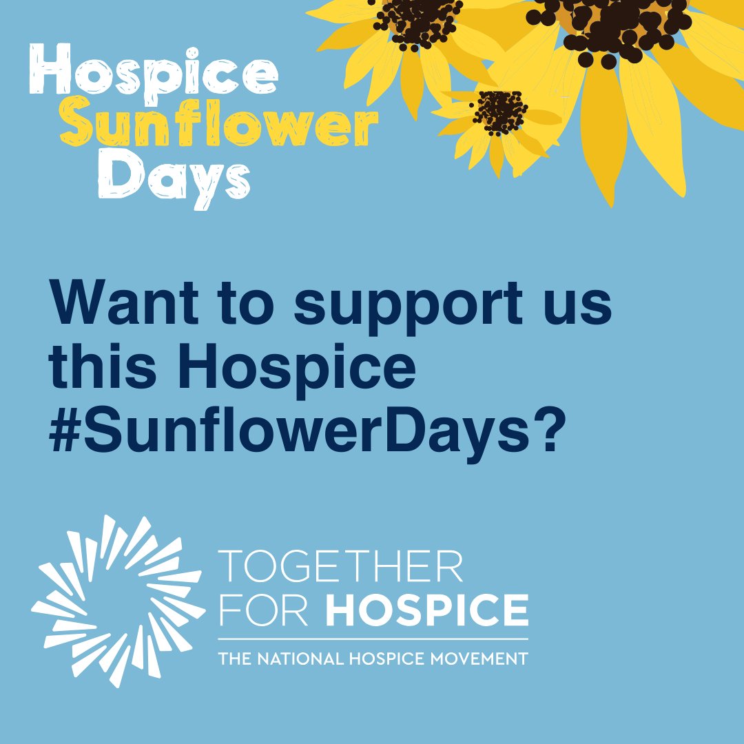 MCC, a proud member of Together for Hospice, relies on funds from Hospice #SunflowerDays to support patients and families locally. Join us this June: Host a #SunflowerFunDay Volunteer on June 7th & 8th Donate online at sunflowerdays.ie
