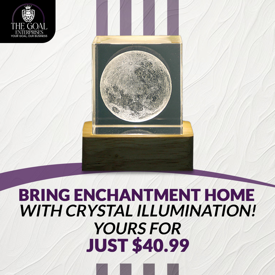 Transform your space with Crystal Illumination! Raise your home's ambiance and energy with our enchanting crystals.

order yours today!
bit.ly/4bo2wsa
#TheGoalEnterprise #retail #wholesale #crystalcube #crystalhealing #crystalshop #crystallove #crystalsforsale #nightlamp