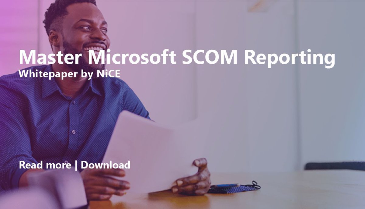 📈 Elevate your #SCOM reporting game with NiCE's in-depth whitepaper! Download now to revolutionize your #monitoring approach!  This resource covers everything you need to know to become a SCOM reporting expert. buff.ly/43NsVgp #ITMonitoring