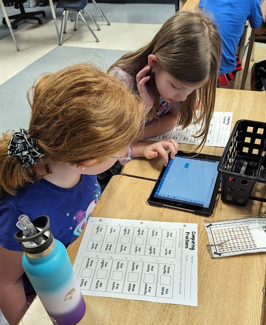Students had a blast delving into the world of comparing fractions with <a href="/MLCmath/">Math Learning Center</a>! 🚀 Discovering which ones reign supreme — greater, lesser, or equal?🧮 #MathAdventure <a href="/LPSStormWatch/">LaSalle PS Storm</a> <a href="/TraceyRilett/">Tracey Rilett</a> <a href="/jillian_pizzo/">Miss Pizzo</a>