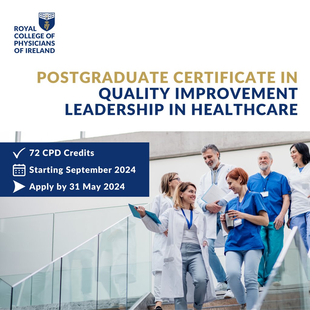 This is a team- and project-based learning programme, designed to provide learners with leading edge knowledge and skills in aspects of quality improvement, implementation science, patient safety and enhanced leadership capacity. Learn more 👉️ courses.rcpi.ie/product?catalo…