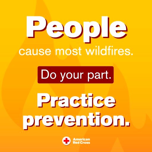 The “safest” wildfire is one that never starts. Here are some tips on how to reduce the chance of wildfire: rdcrss.org/3jUsITD #WildfireAwarenessMonth