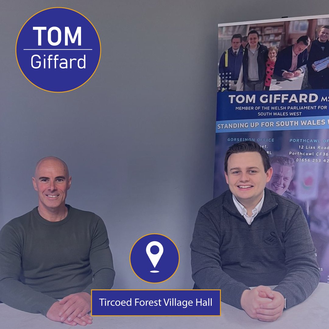 👏Thanks to everyone that came along to my surgery in Tircoed Forest Village Hall, Pontlliw. Thanks to @MarcRJinx for coming along.🤝 If you have any concerns you would like to discuss, please contact me on tom.giffard@senedd.wales. #swansea #gorseinon #advice